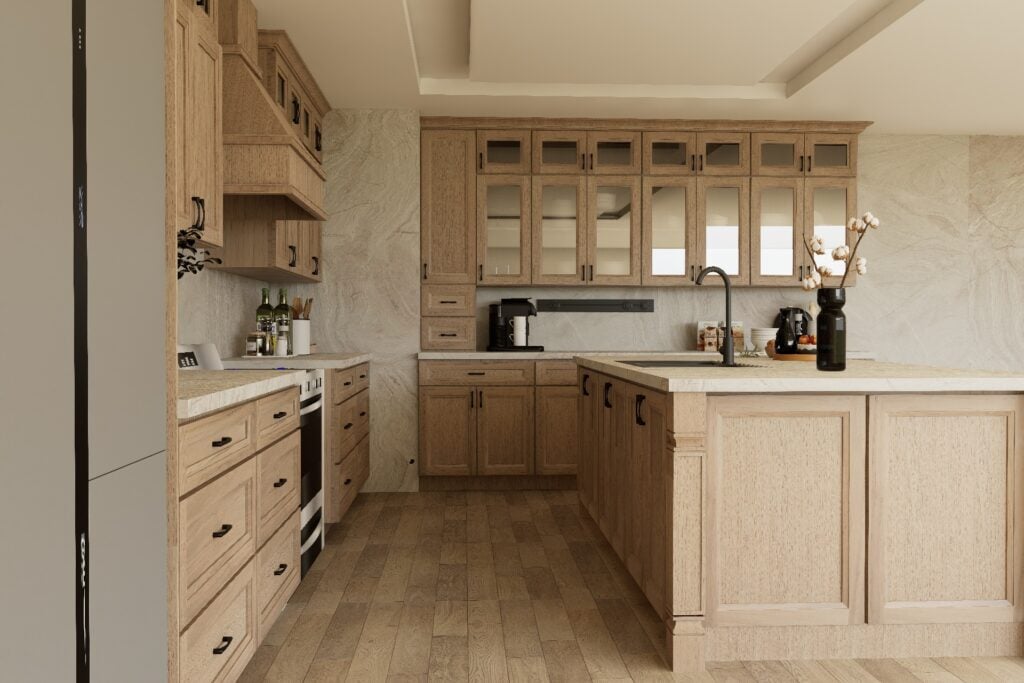 european white oak lafayette cabinets 5