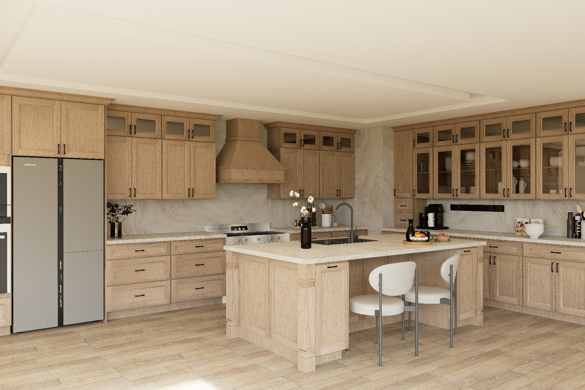 European White Oak Cabinets | Lafayette, LA European White Oak cabinets in Lafayette, LA