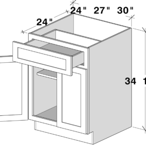 B24 cabinet dimensions - Lafayette Cabinets