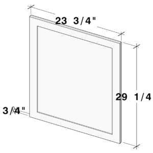 BDD24 cabinet dimensions - Lafayette Cabinets