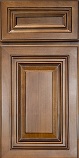 Dark Caramel cabinet door - Lafayette Cabinets
