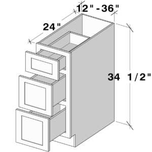 DB12 cabinet dimensions - Lafayette Cabinets