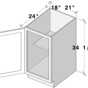 FDB18 cabinet dimensions - Lafayette Cabinets