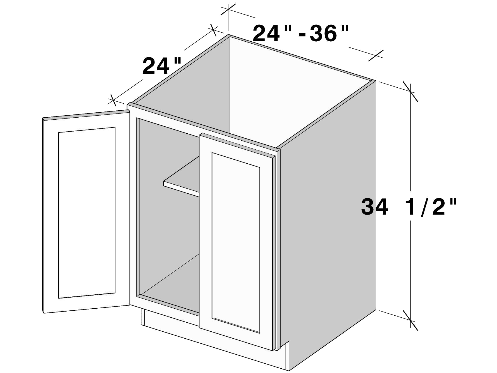 fdb24 FDB24 cabinet dimensions - Lafayette Cabinets