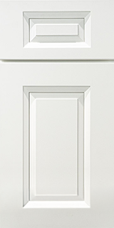 Glacier White cabinet door - Lafayette Cabinets