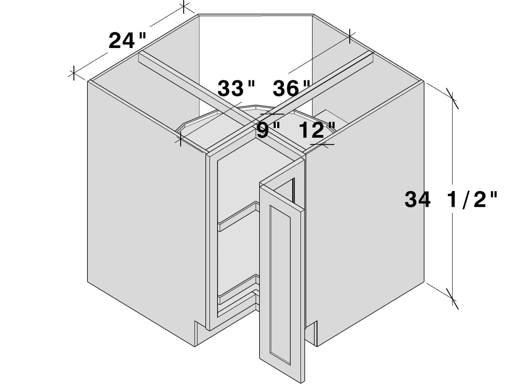 lzs33 LZS33 cabinet dimensions - Lafayette Cabinets