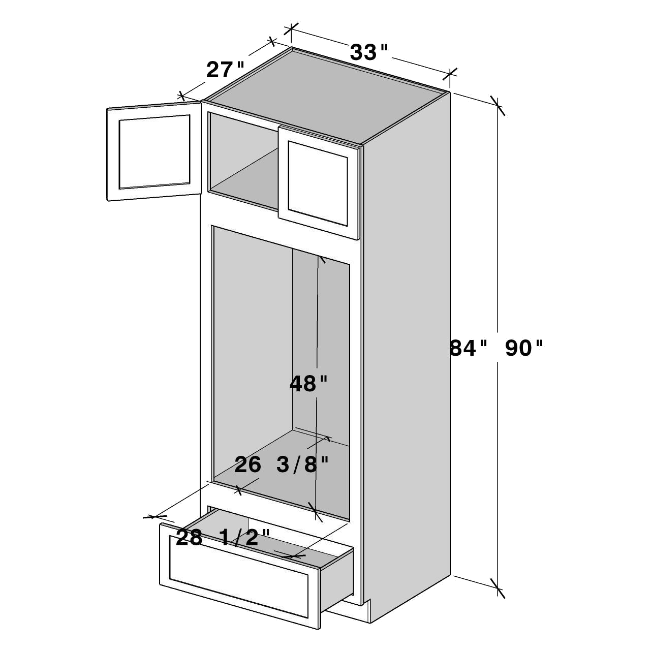 ovd338427 OVD338427 cabinet dimensions - Lafayette Cabinets