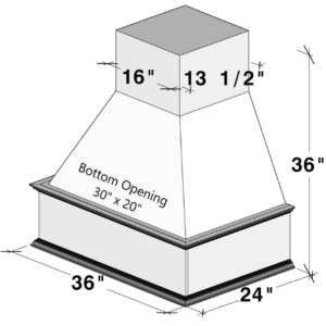 RH36 cabinet dimensions - Lafayette Cabinets