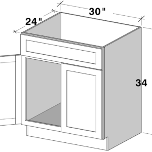 SB30 cabinet dimensions - Lafayette Cabinets
