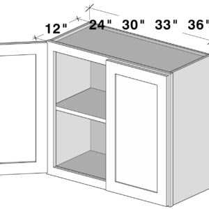 W2424 cabinet dimensions - Lafayette Cabinets