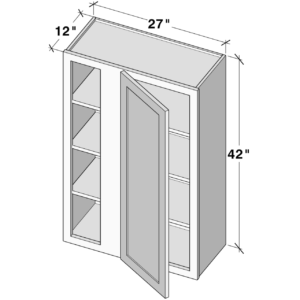 WBC2742 cabinet dimensions - Lafayette Cabinets