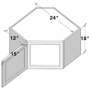 WDC241812 cabinet dimensions - Lafayette Cabinets