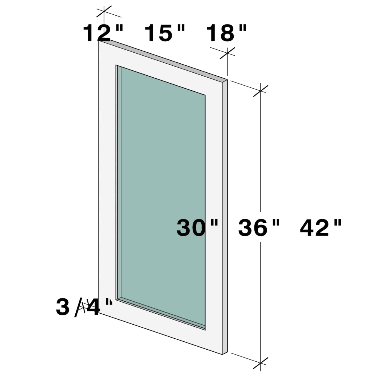 wdcg243012 WG1230 cabinet dimensions - Lafayette Cabinets